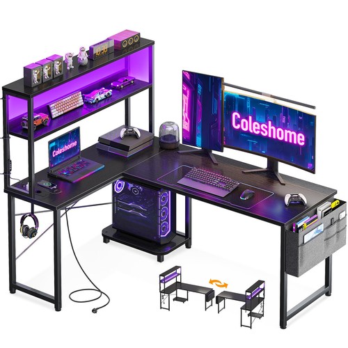 Coleshome computertisch form - computertisch, l-form