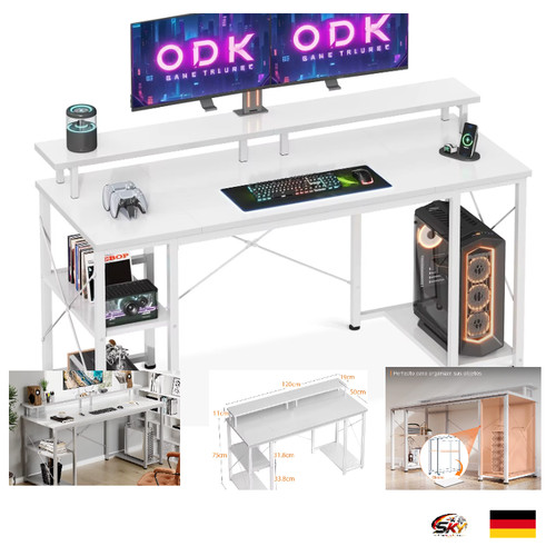 Coleshome computertisch mit - coleshome,