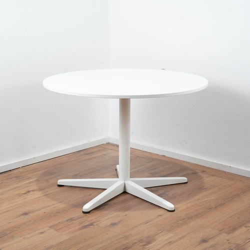 Besuchertisch weiß ø100cm - weiß,